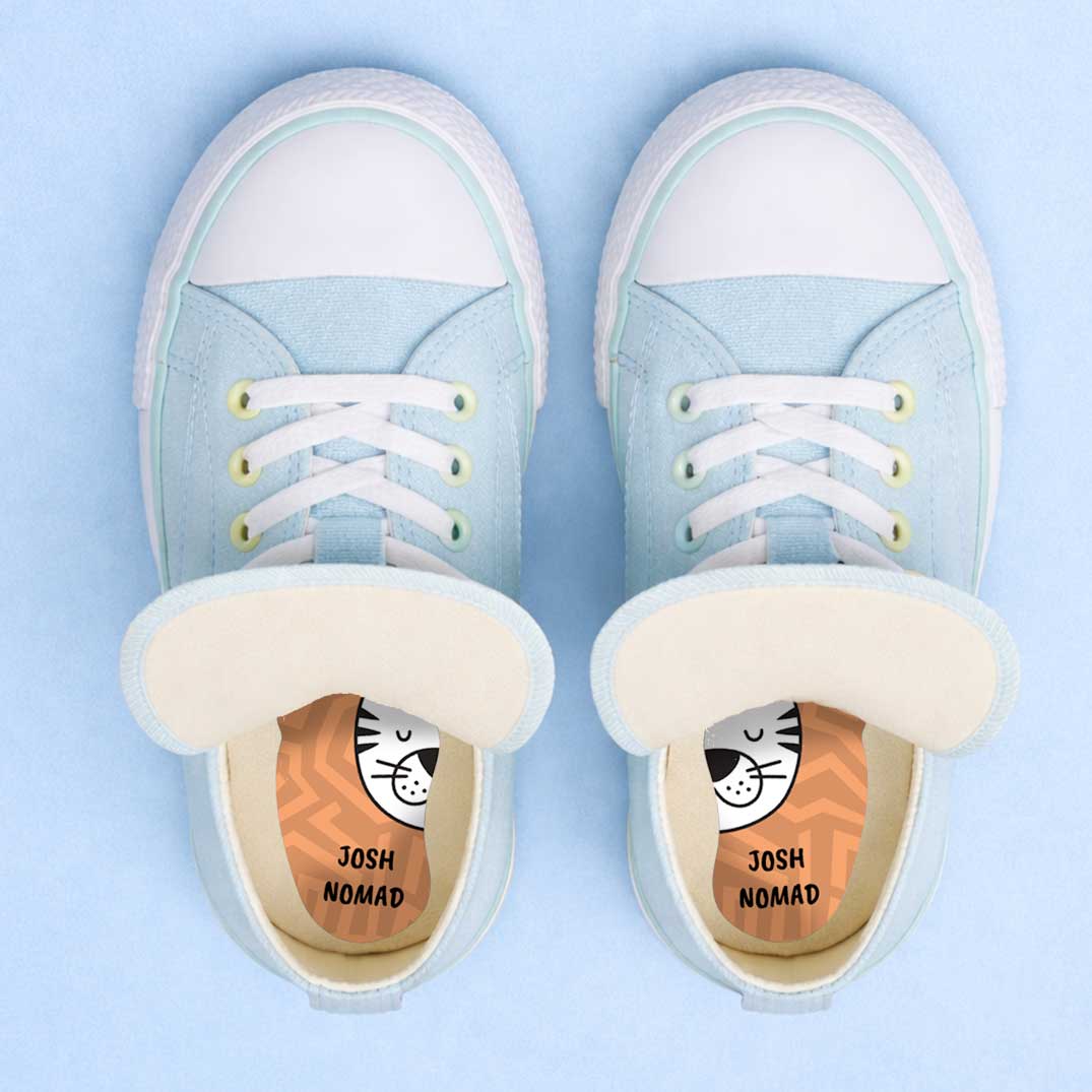 Shoe Labels left and right