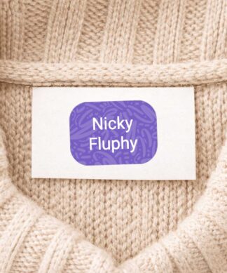 Peel & Stick Clothing Labels