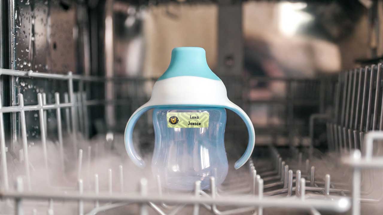 Bottle in dishwasher